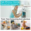 Cordless Cleaning Brush Handheld Electric Spin Scrubber with 5 Replaceable Brush Heads Rechargeable Shower Scrubber for Kitchen Dish Bathtub Sink Tile
