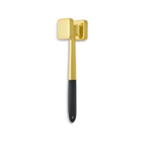 Stainless Steel Meat Tenderizer in Polished Gold Finish